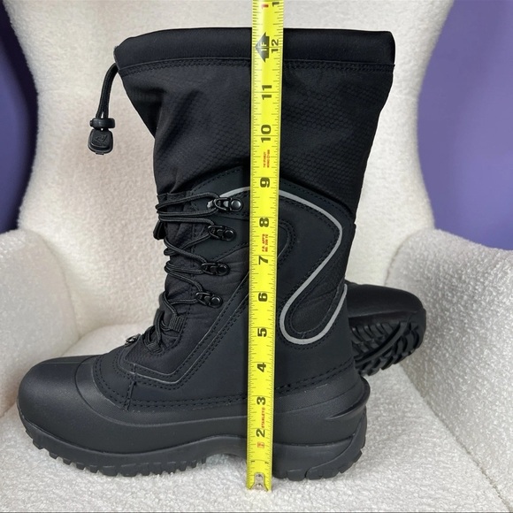 Baffin Flare Snow Boots Black Removable Inner Waterpro Lightweight Women's 8 - Picture 16 of 16